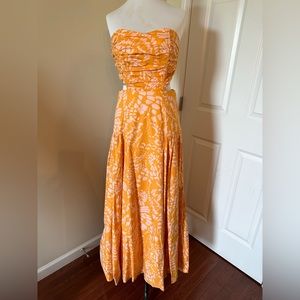 Anthropologie Mon Renn Strapless Dress, size M